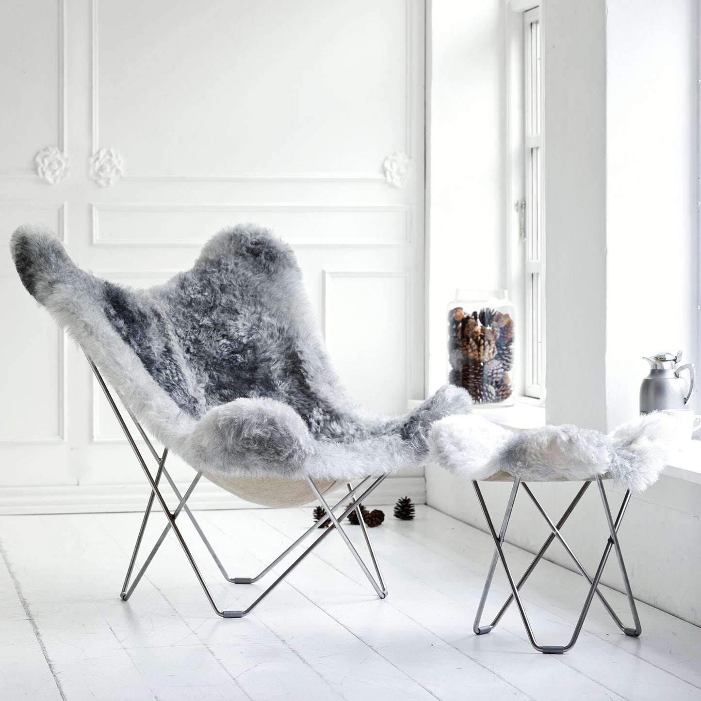 ICELAND MARIPOSA SHORN GREY