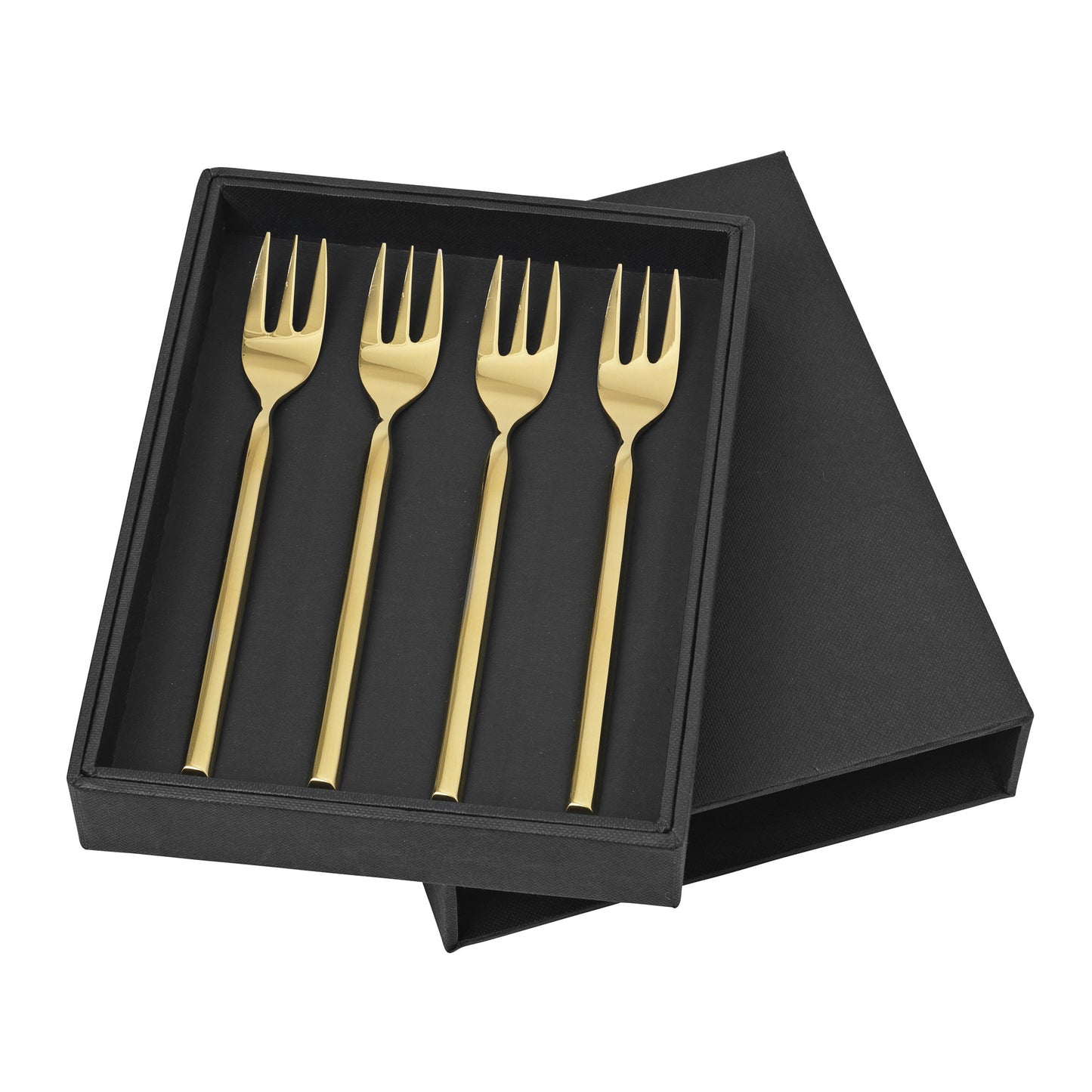 TVIS DESSERT FORK, GOLD, 4 PCS.