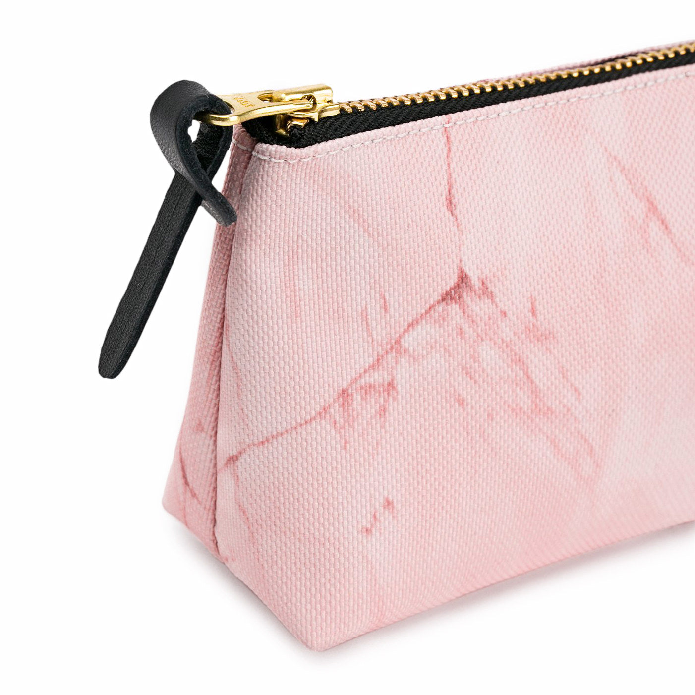 PENCIL CASE, PALE PINK MARBLE