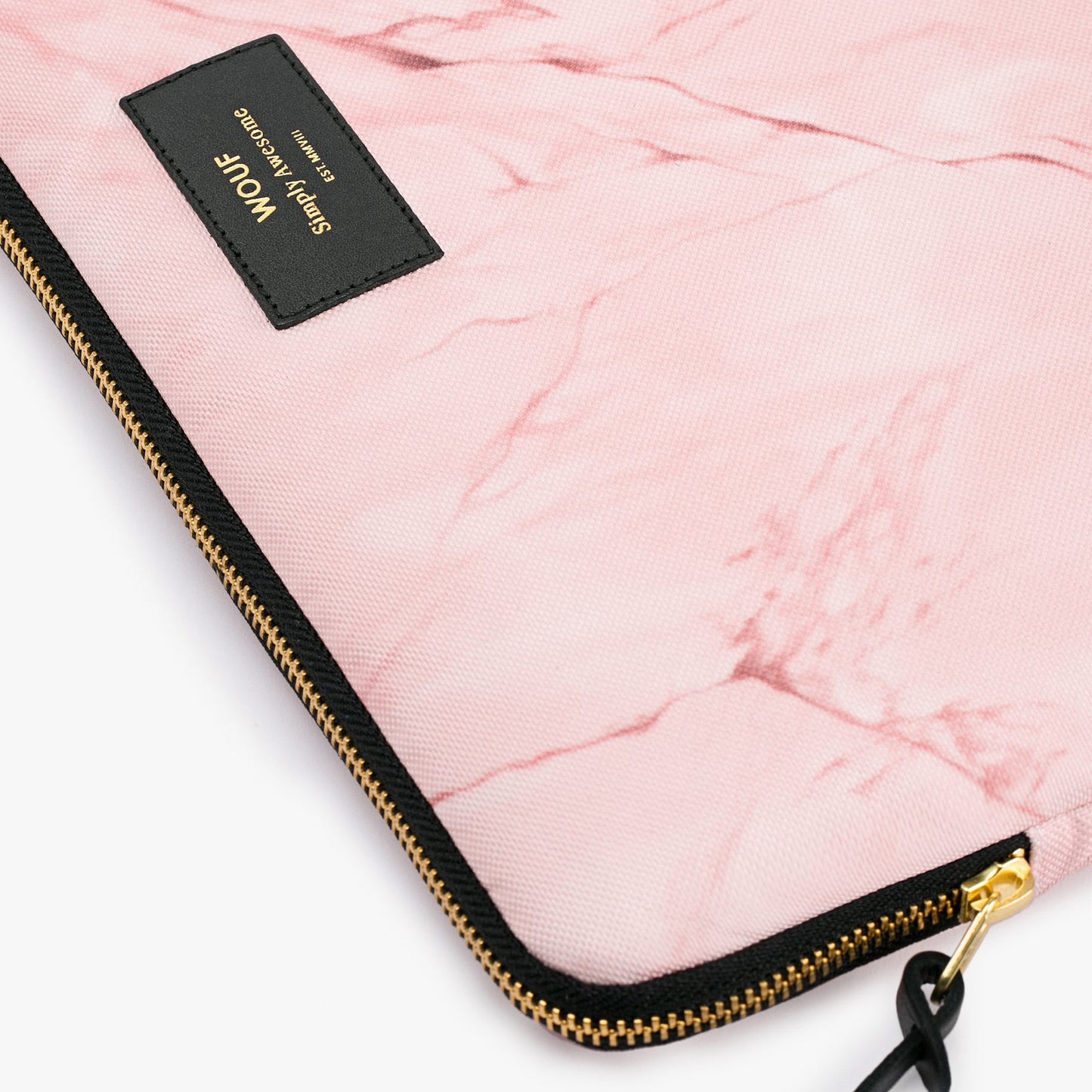 LAPTOP CASE, 13”, PINK MARBLE