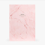 A5 NOTEPAD, PALE PINK MARBLE