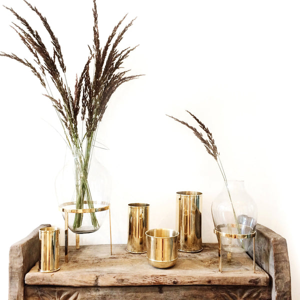 LARGE POT, BRASS