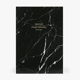 A6 NOTEBOOK, BLACK MARBLE
