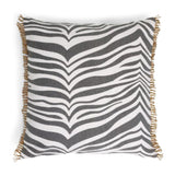 ZEBRA TITANIUM DECORATIVE PILLOW 50 x 50