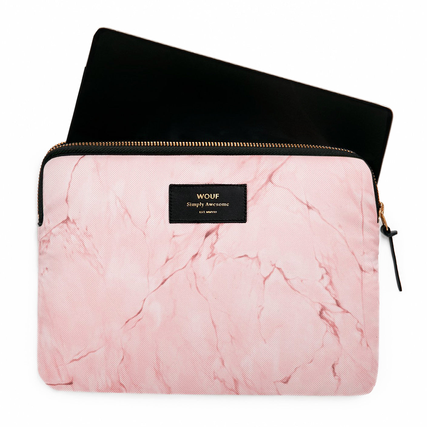 IPAD CASE, PALE PINK MARBLE